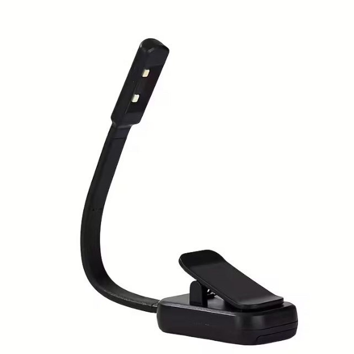 GENERICO - Linterna LED Clip-On con brillo ajustable para lectura  A pilas AA