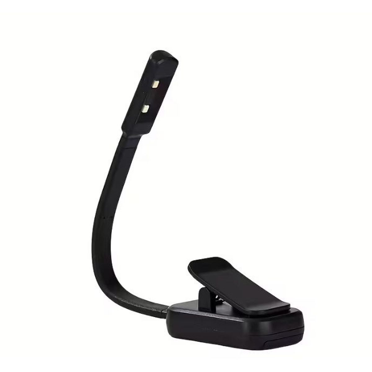 GENERICO - Linterna LED Clip-On con brillo ajustable para lectura  A pilas AA