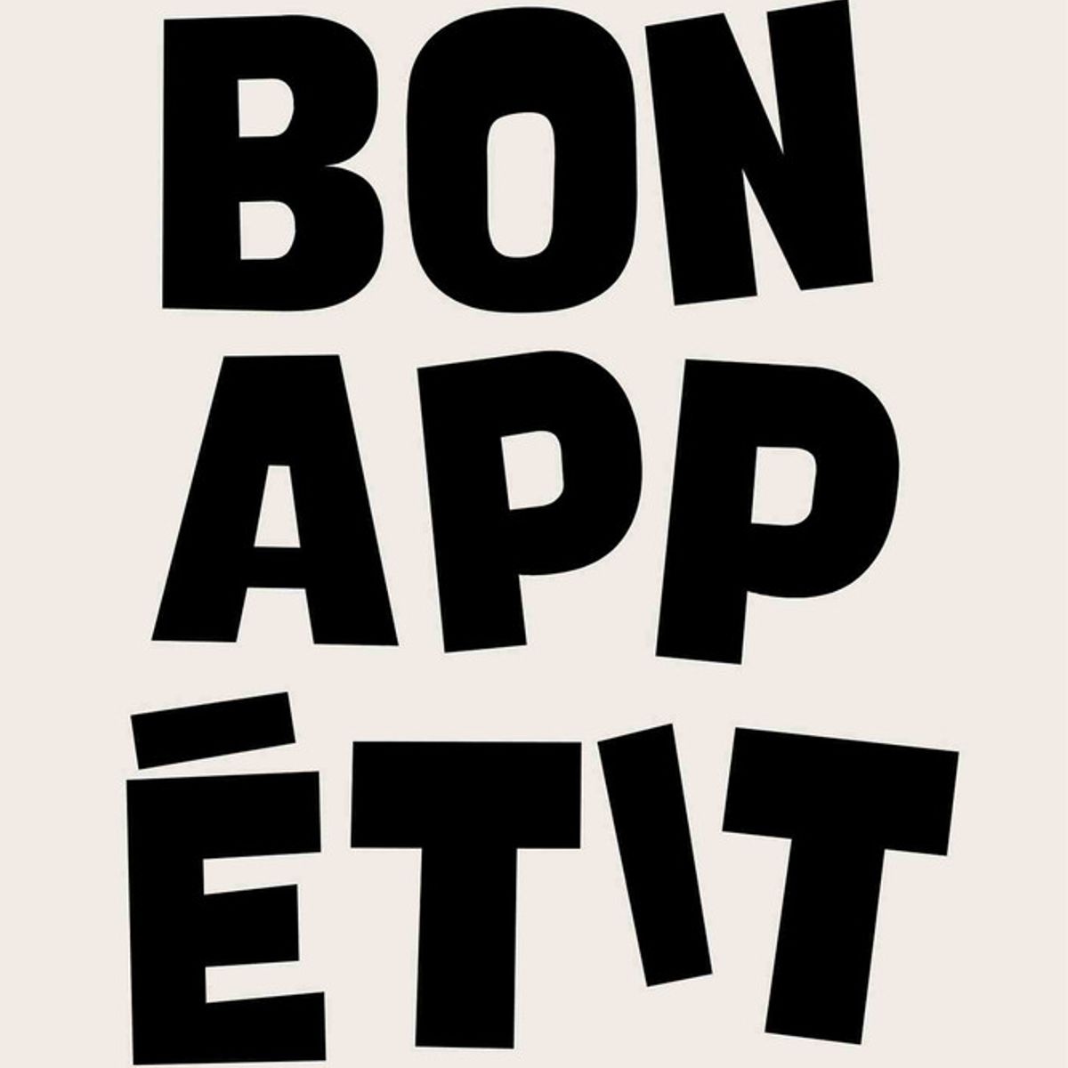 ARTE R LATTE - Artprint BON APETIT - Cuadro de madera Vintage Moderno con vidrio