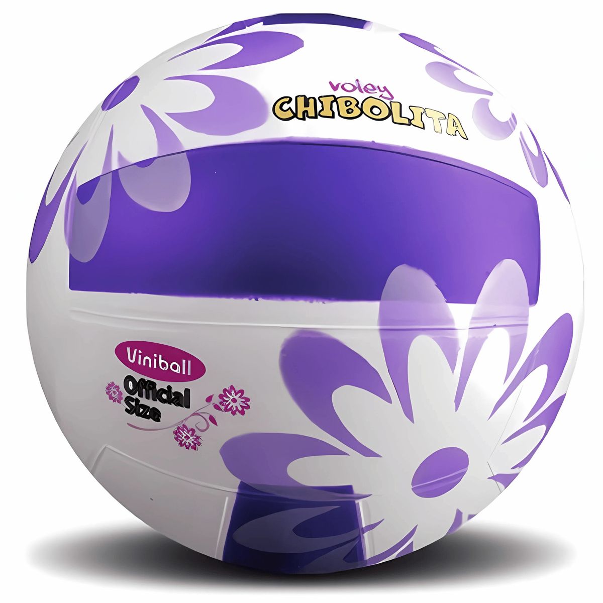 VINIBALL - PELOTA DE VOLEY CHIBOLITA FLORES N5 MORADO