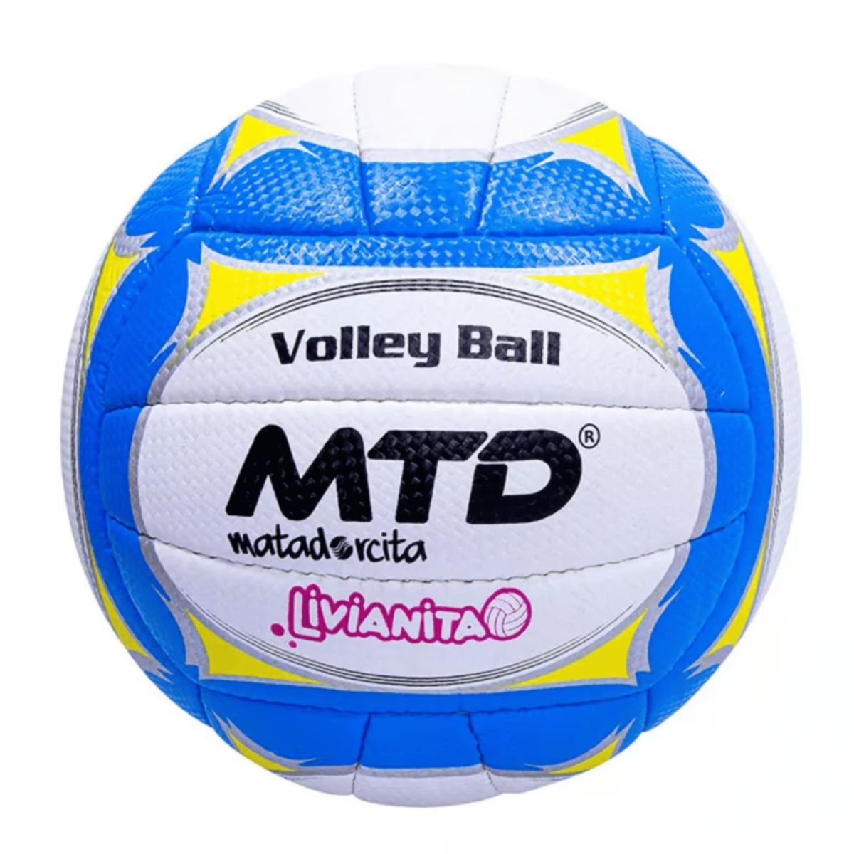 MTD - PELOTA DE VOLEY MTD LIVIANITA PU COSIDO CELESTE