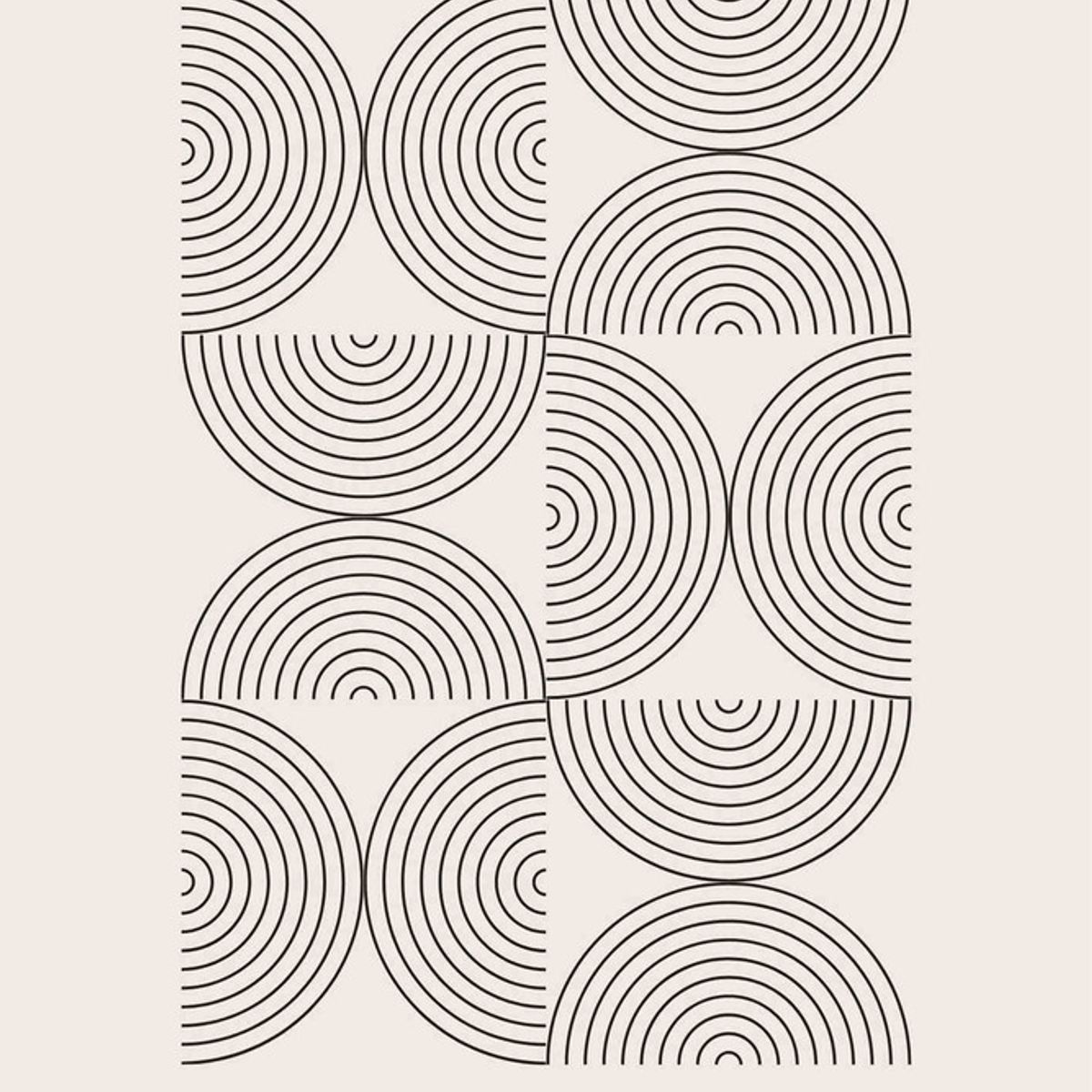 ARTE R LATTE - Artprint BAUHAUS 5 - Cuadro de madera Vintage Moderno con vidrio