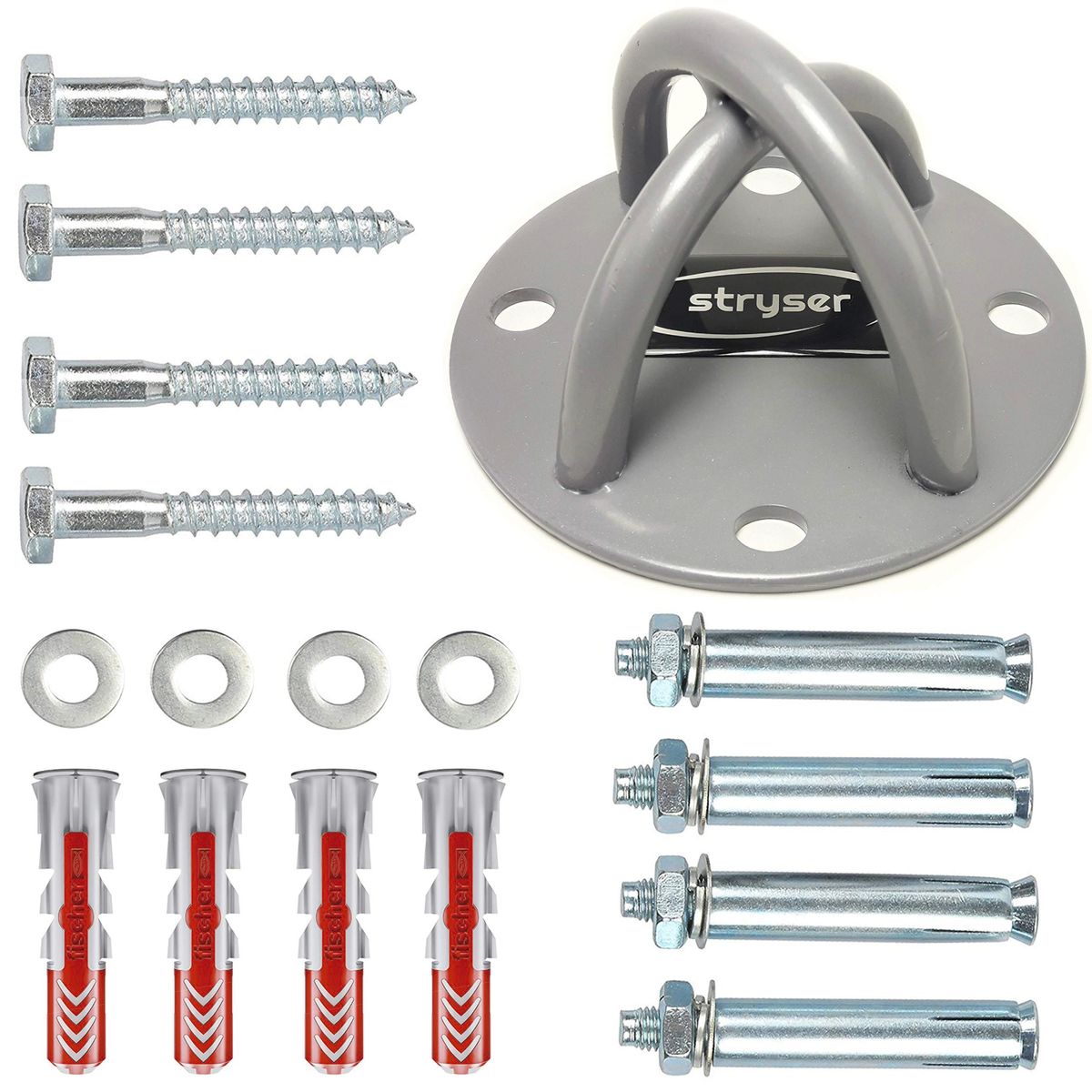 HOLGU - Soporte de Saco de Box, TRX,  Bandas Croosfit Techo Gym