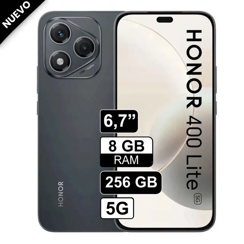 HONOR - Celular Honor 400 Lite 5g 256GB 8GB Ram Gris Oscuro