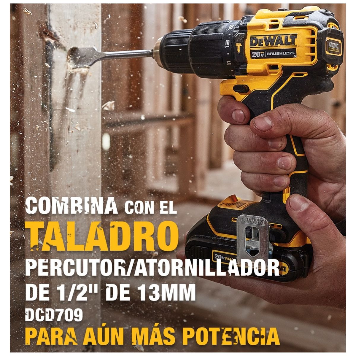 DEWALT - BROCAS PALETA 1/4' HEX 8 PZS PARA MADERA DEWALT