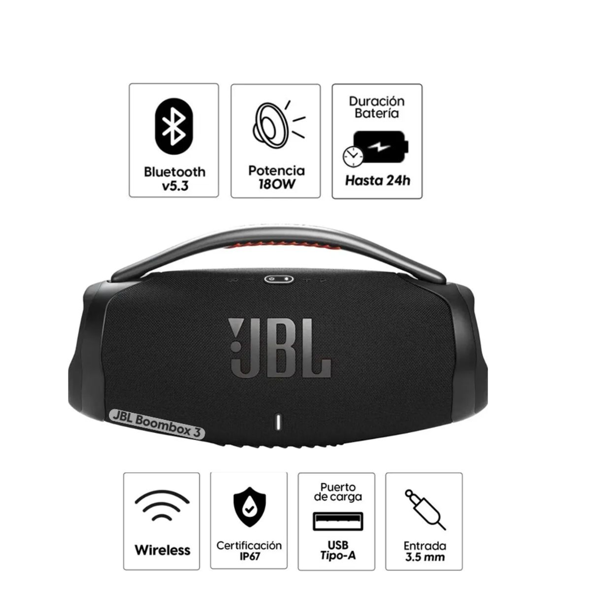 JBL - Parlante bluetooth JBL Boombox 4 portátil
