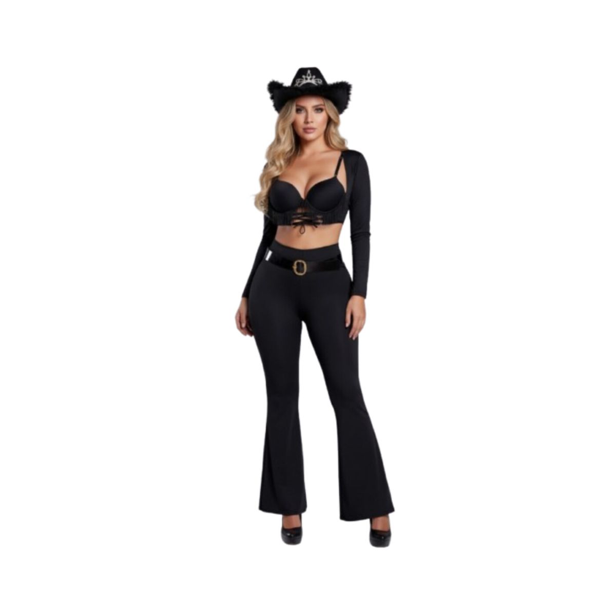 GENERICO - DISFRAZ HALLOWEEN VAQUERITA DARTH COWGIRL