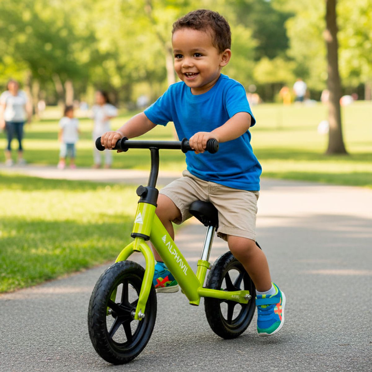 ALPHAVIL - Bicicleta de Balance para Niños Alphavil BX1 Amarillo