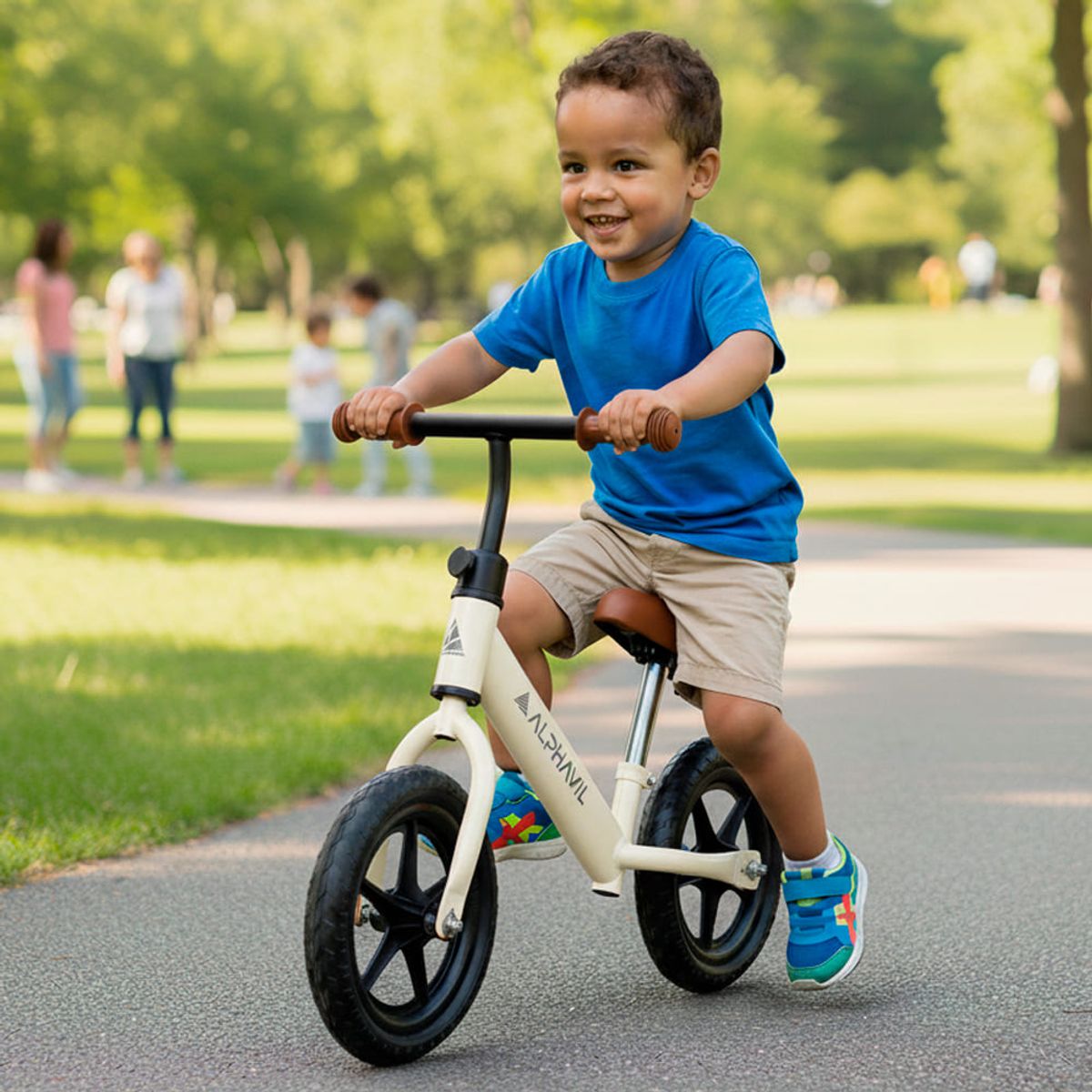 ALPHAVIL - Bicicleta de Balance para Niños Alphavil BX1 Blanco