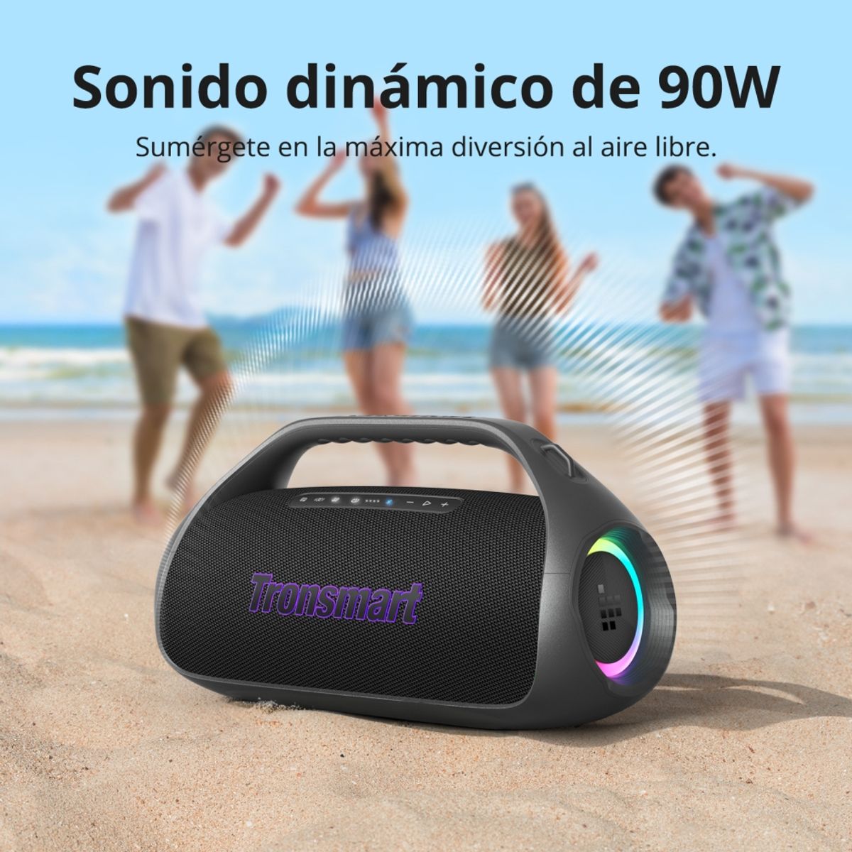 TRONSMART - Tronsmart - Parlante Bang 2 Bluetooth 90W IPX6 - Negro