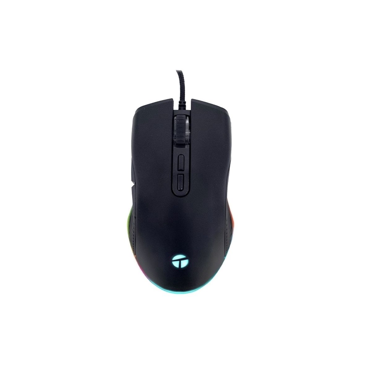 TEROS - Mouse gamer TEROS TE-1233G DPI hasta 7200 RGB 7 botones USB negro
