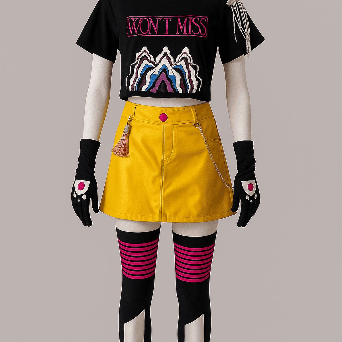 GENERICO - DISFRAZ TRAJE DE MIRA GUERRERA KPOP