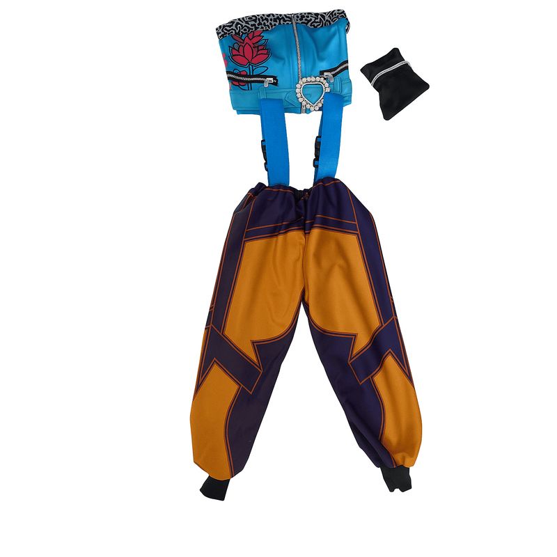 GENERICO - DISFRAZ ZOEY GUERRERAS DEMON HUNTERS KPOP PARA NIÑAS