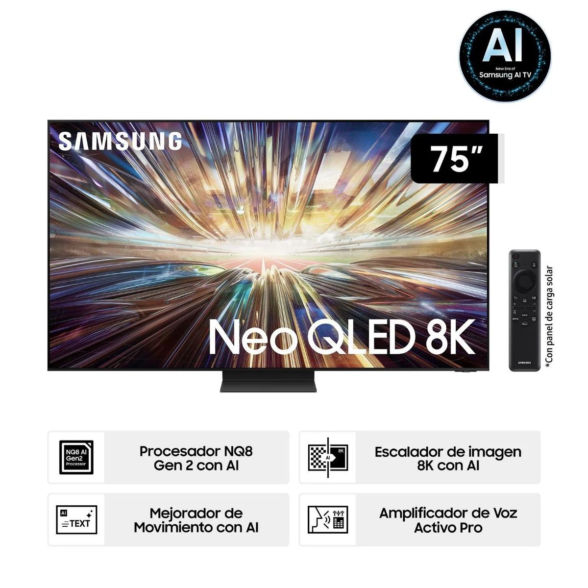 SAMSUNG - Televisor SAMSUNG 75 Neo QLED 8K QN800D Smart TV