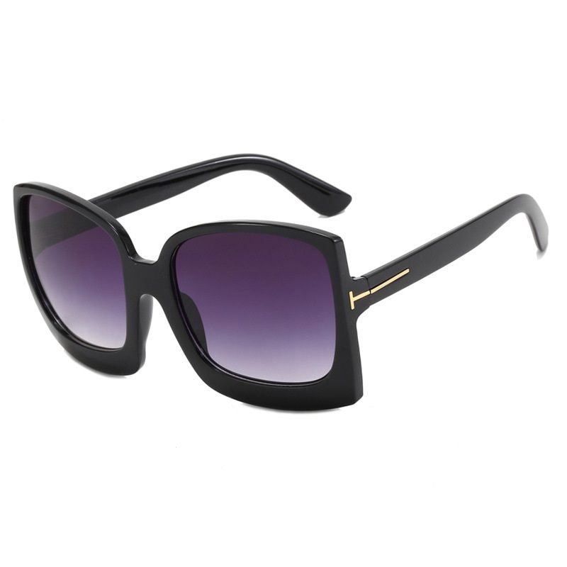 GENERICO - Gafas de Sol Oversize Cuadradas  Estilo Glam Chic