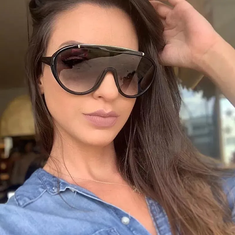 GENERICO - Gafas de Sol Estilo Visor Deportivo  Elegancia y Vanguardia