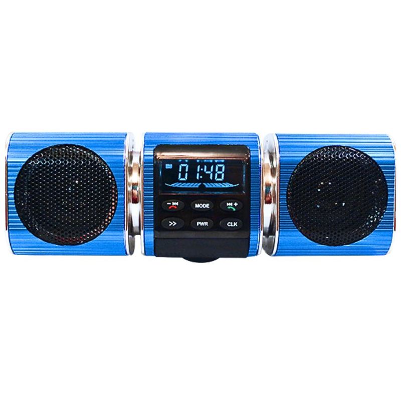 CAFINI - Parlante Bluetooth para Moto Resistente al Agua con Radio FM USB y TF