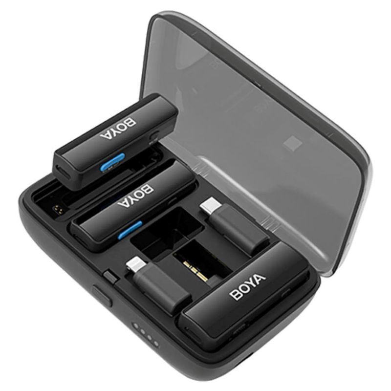 DUAL - BOYA BOYALINK 2 Micrófono inalámbrico dual