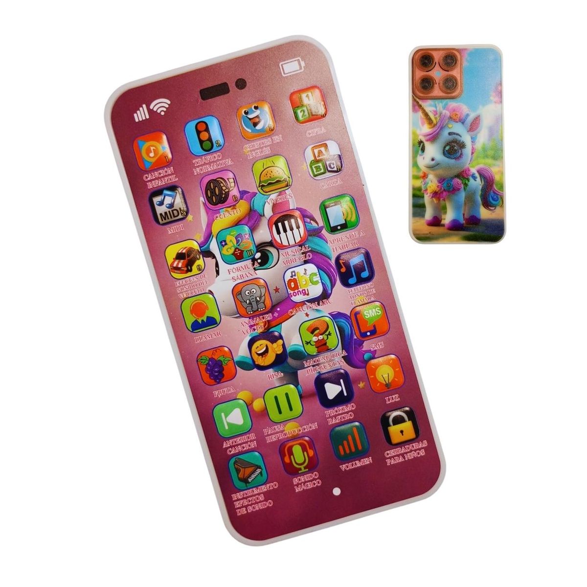 GENERICO - Teléfono Juguete Unicornio de Educación Temprana para Niñas
