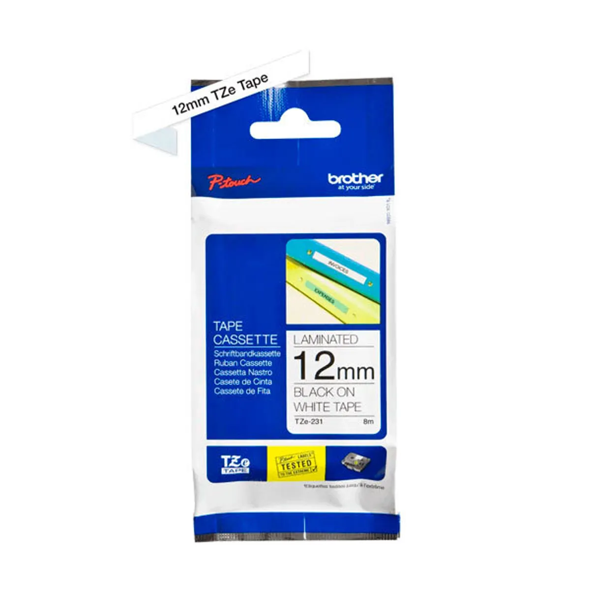 BROTHER - CINTA BROTHER TZE-231 PT-1090 1400 2730VP NEGRO