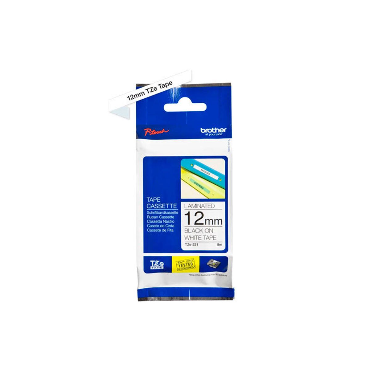 BROTHER - CINTA BROTHER TZE-231 PT-1090 1400 2730VP NEGRO