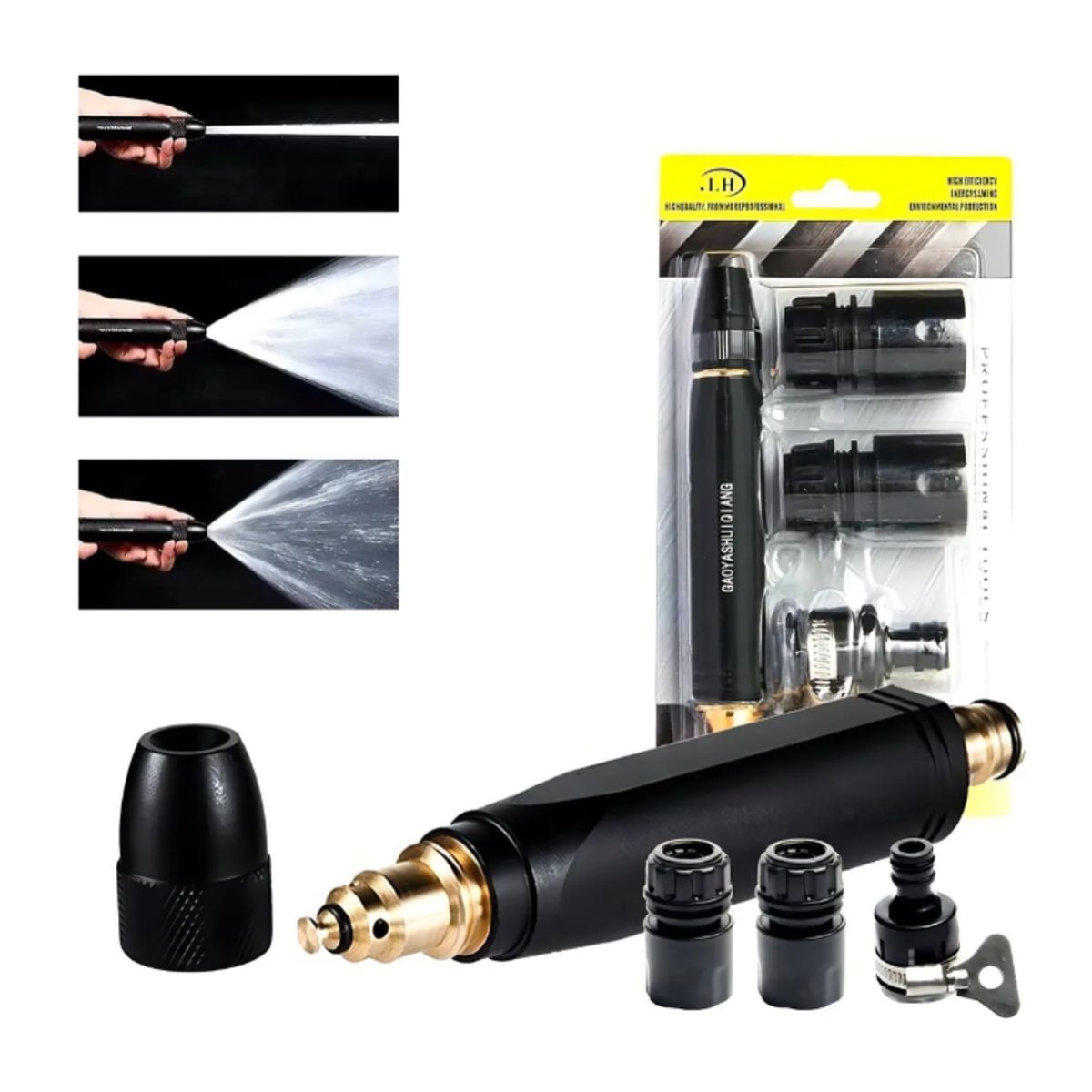 GENERICO - KIT DE BOQUILLA DE MANGUERA DE ALTA PRESIÓN