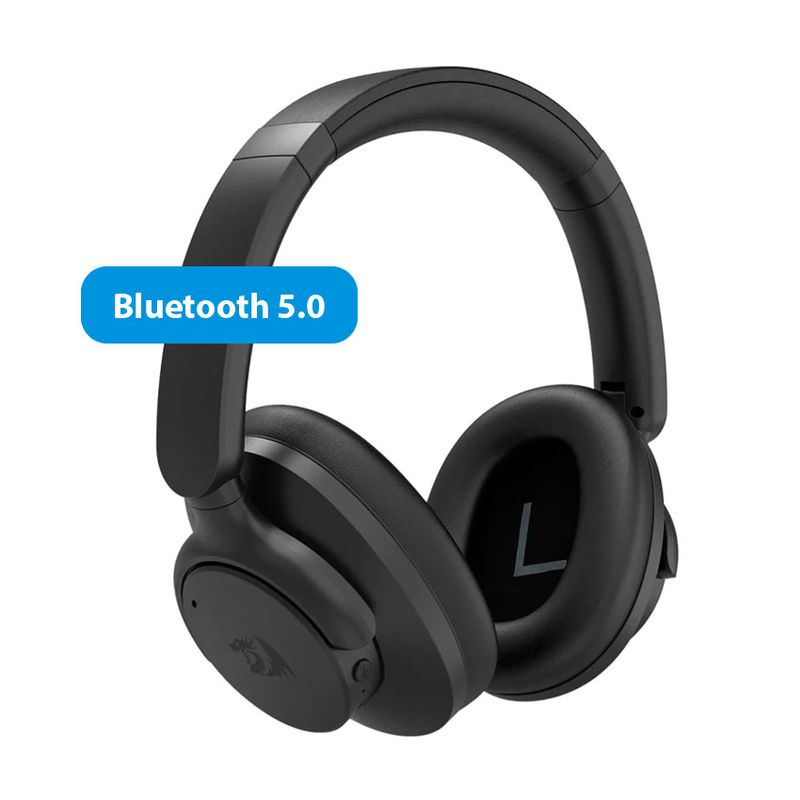 REDDRAGON - Auriculares Redragon VibeCore H610 Wireless Black con ANC y gran sonido