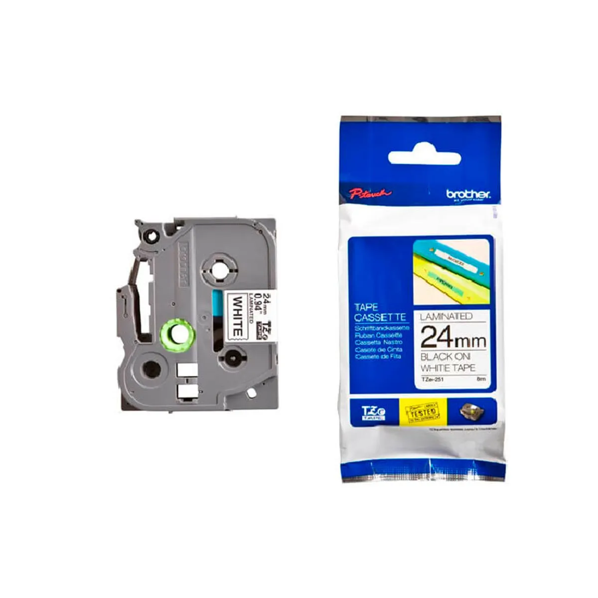 BROTHER - CINTA BROTHER TZE-251 NEGRO 24MM