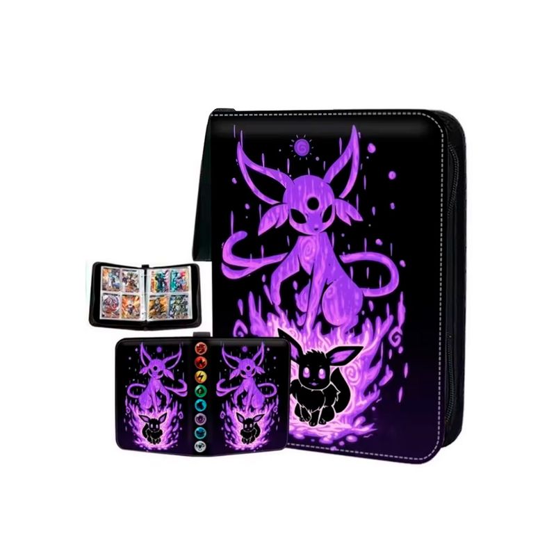 GENERICO - Folder 4 Pocket 400 Cartas Eevee Espeon