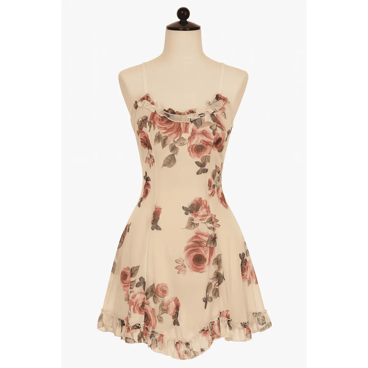 GENERICO - Babydoll de Lencería Floral Sexy Mujer  Encaje Transparente