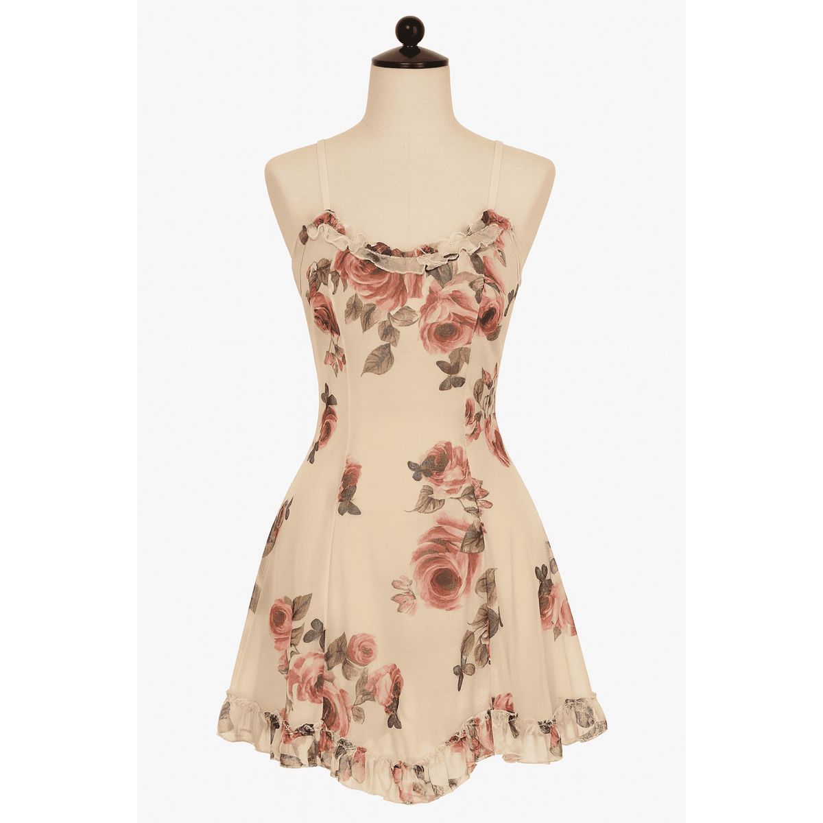 GENERICO - Babydoll de Lencería Floral Sexy Mujer  Encaje Transparente