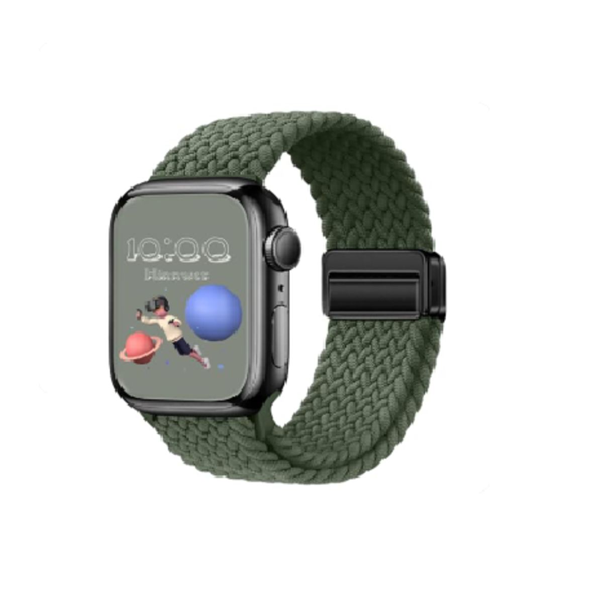 GENERICO - Correa Elastic Glam para Apple Watch 42mm - Verde