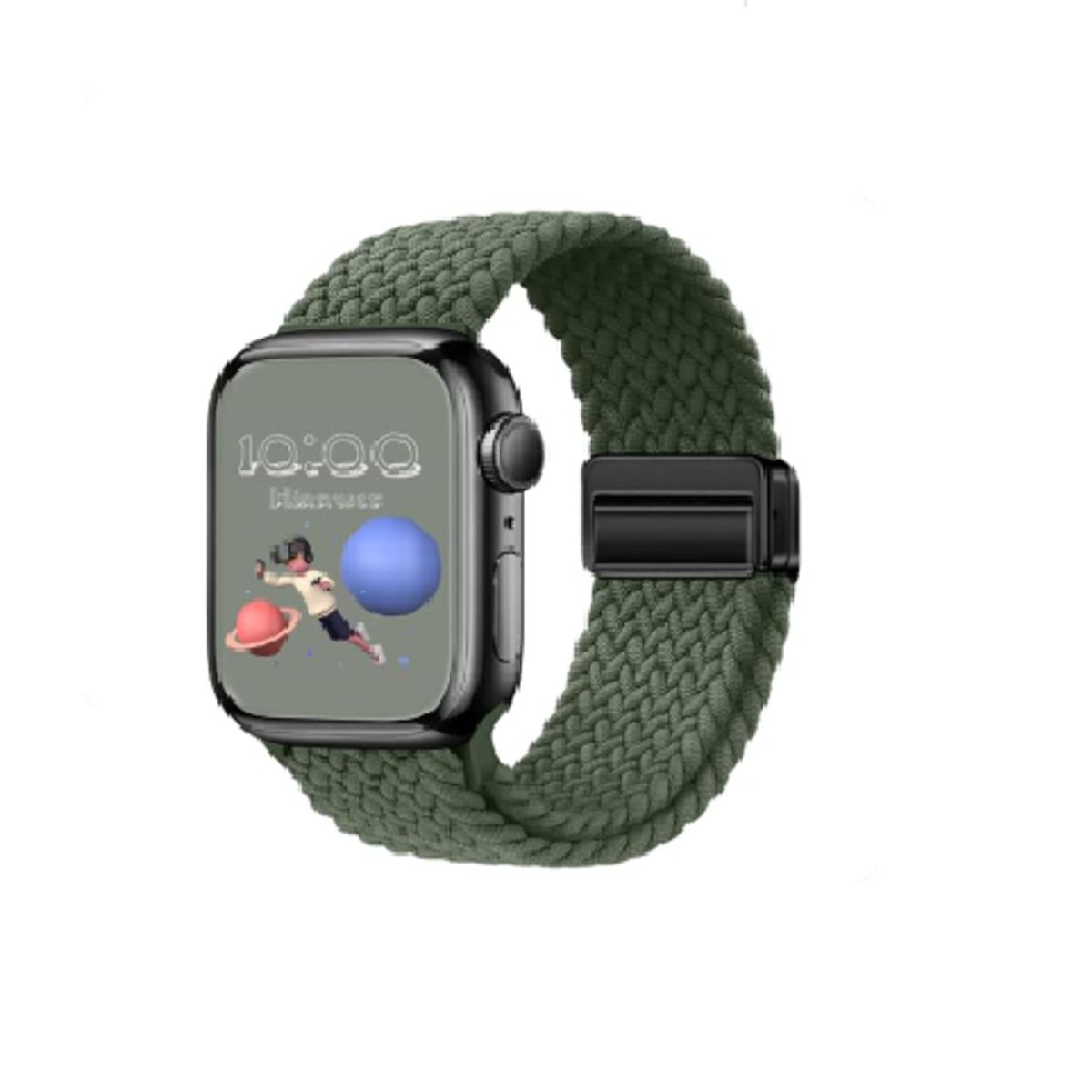 GENERICO - Correa Elastic Glam para Apple Watch 45mm - Verde