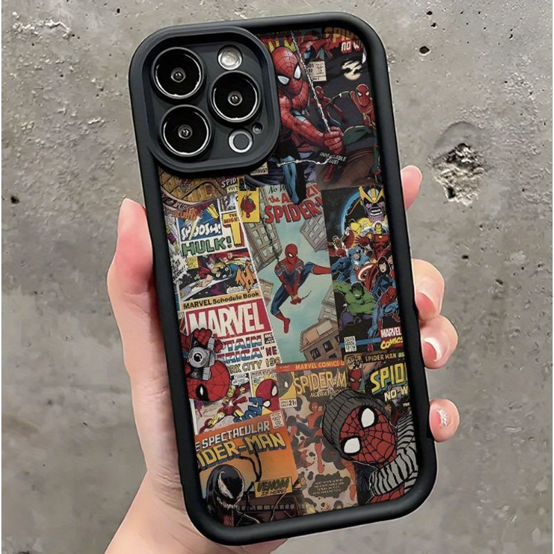 GENERICO - Case Estuche de superhéroes para Iphone 12