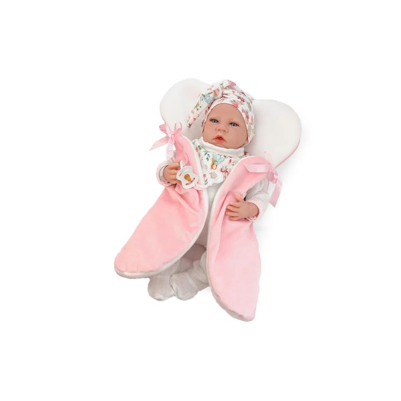 MUÑECAS REBORN - Berjuan Sweet Reborn 50cm Mecanismo Real almohada lactancia