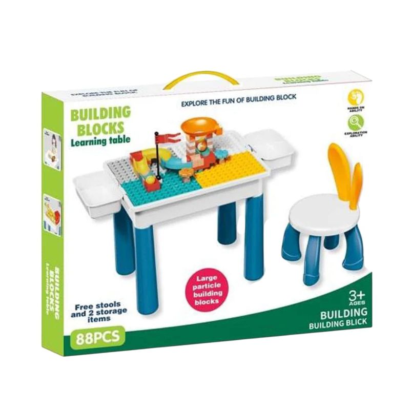 GENERICO - Mesa Lego Didáctica Bloques de Construcción Multinfuncional