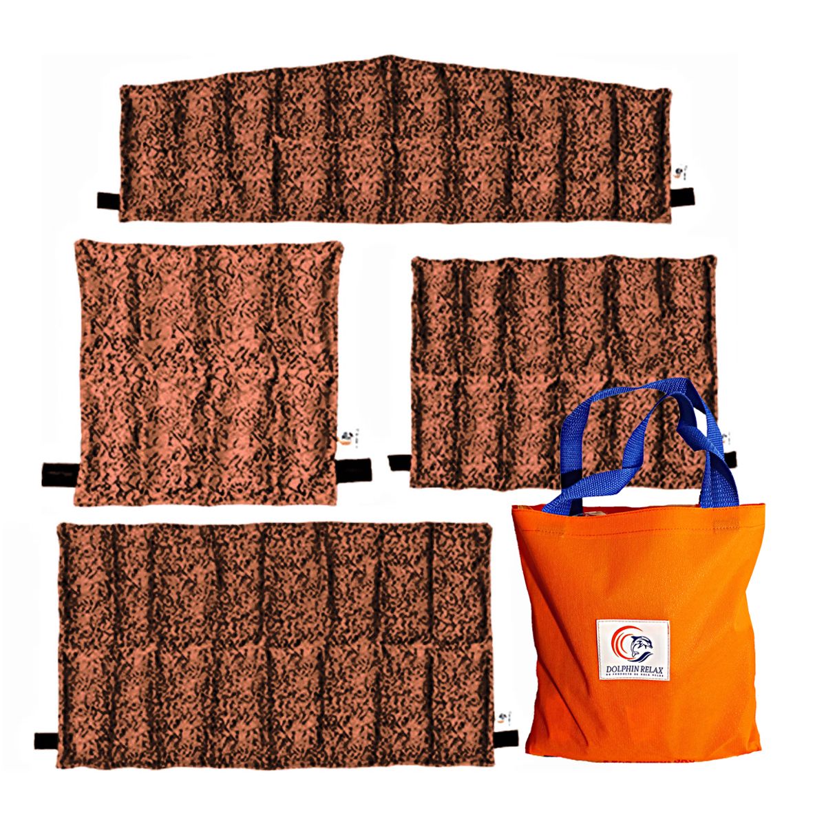 GENERICO - Set De 4 Compresas Terapéuticas De Semillas Aromáticas