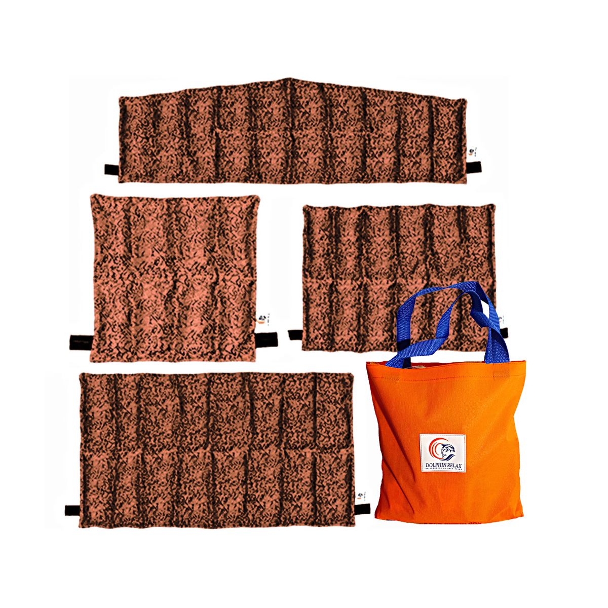 GENERICO - Set De 4 Compresas Terapéuticas De Semillas Aromáticas