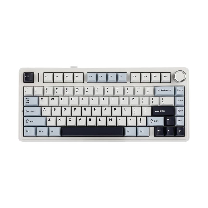 AULA - Teclado Mecánico Inalámbrico EPOMAKER X AULA F75 Light Blue