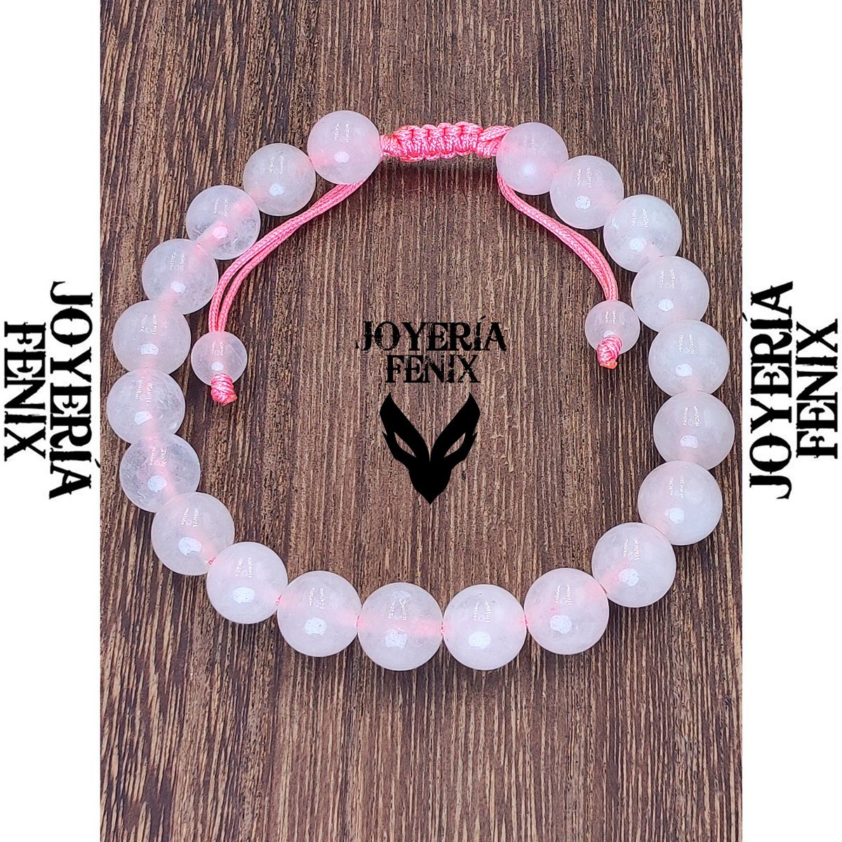 JOYERIA FENIX - Pulsera Piedras Naturales Ajustable 8mm - Joyería Fenix