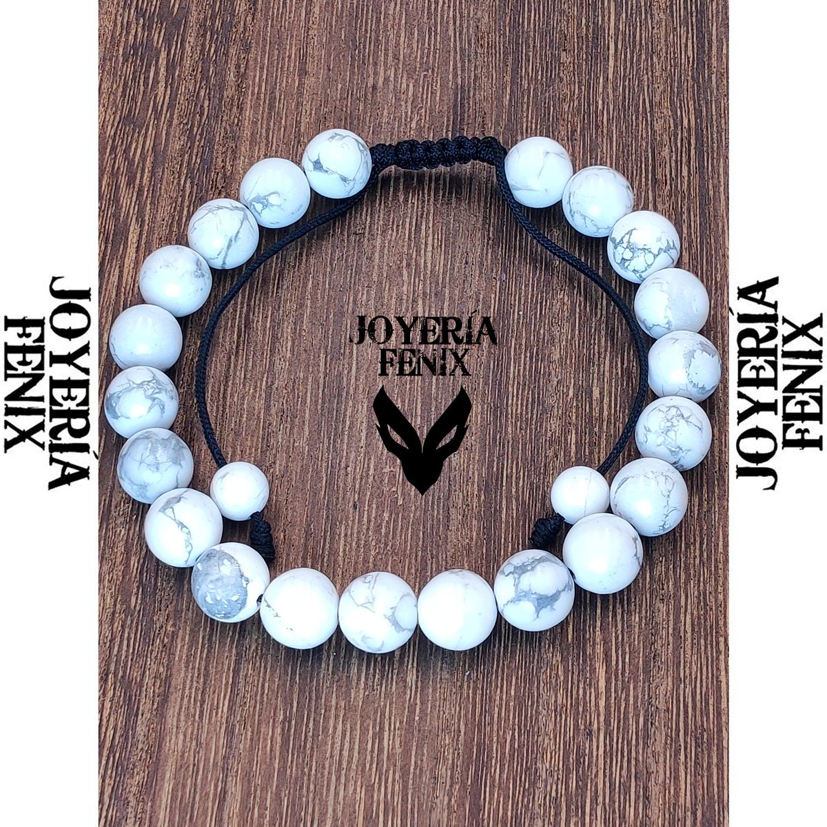 JOYERIA FENIX - Pulsera Piedras Naturales Ajustable 8mm - Joyería Fenix