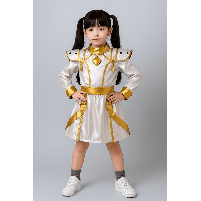 GENERICO - DISFRAZ K-POP ZOEY WHITE GUERRERAS KPOP PARA NIÑAS