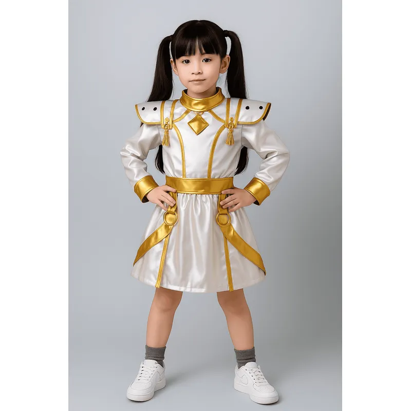 GENERICO - DISFRAZ K-POP ZOEY WHITE GUERRERAS KPOP PARA NIÑAS