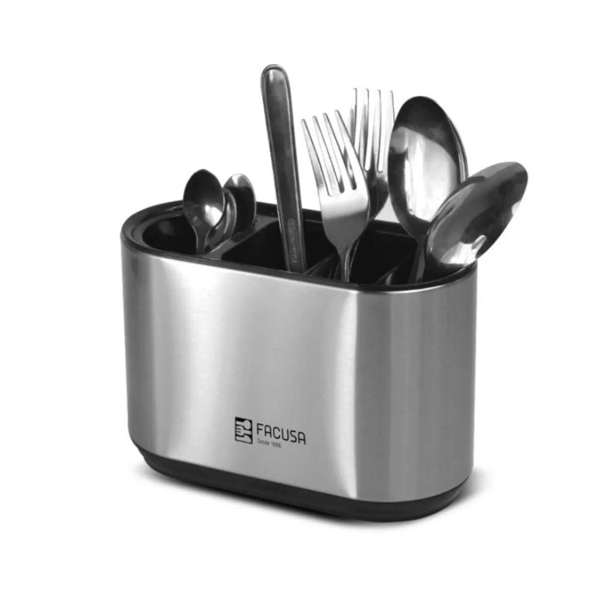 PREMIUM - Porta Cubiertos Para Mesa Facusa De Acero Original