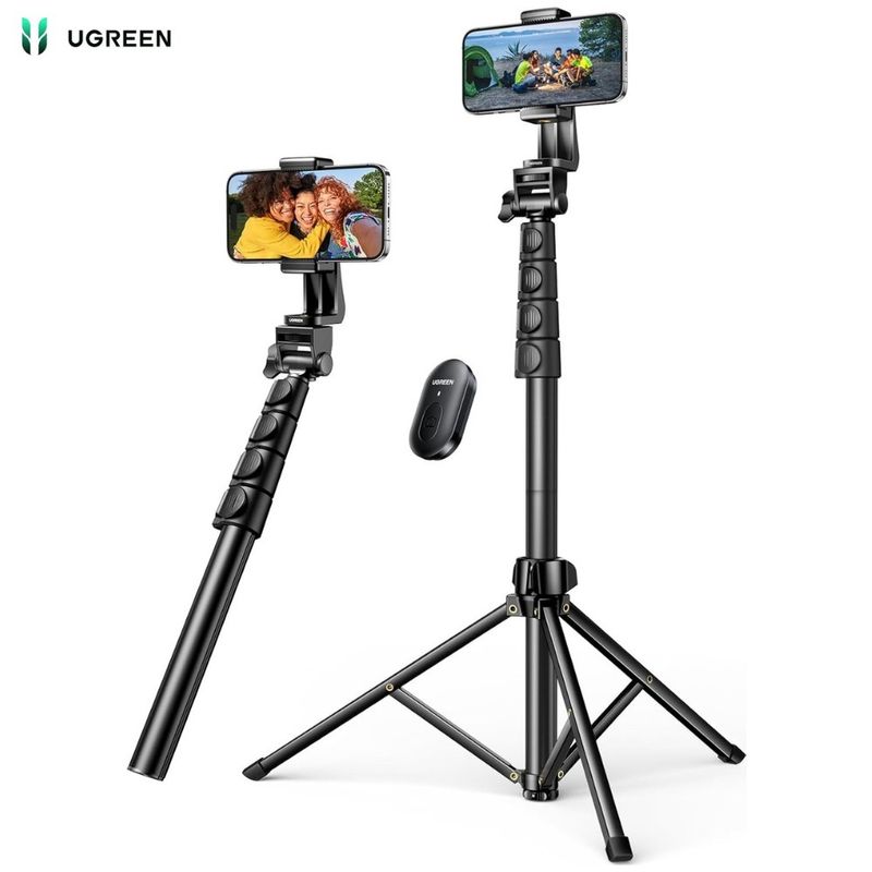 UGREEN - Trípode Selfie Stick Bluetooth Ugreen LP680