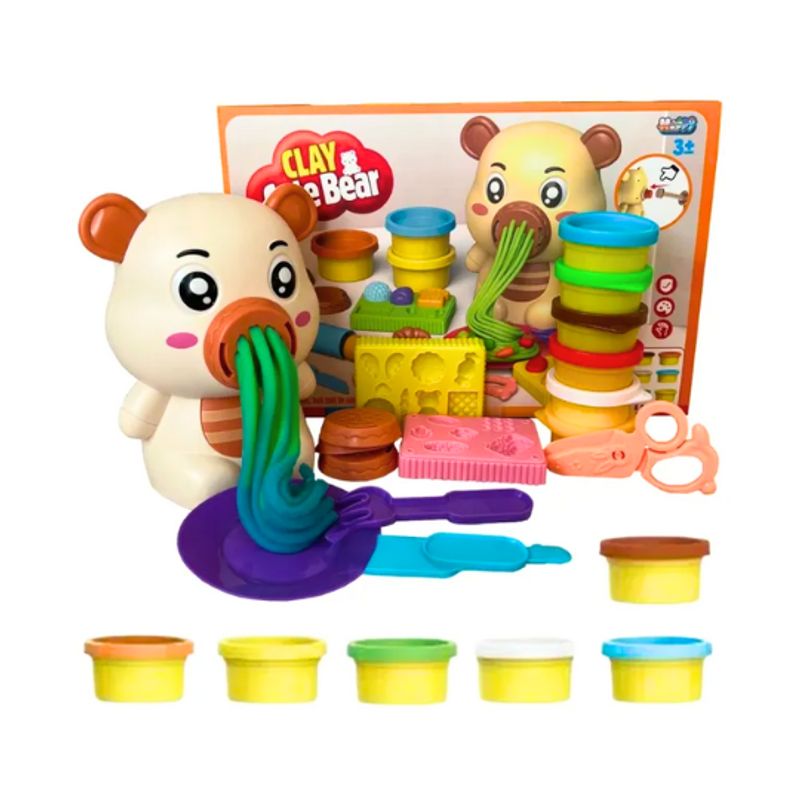 GENERICO - Set Creativo de Plastilina Osito Cocinero