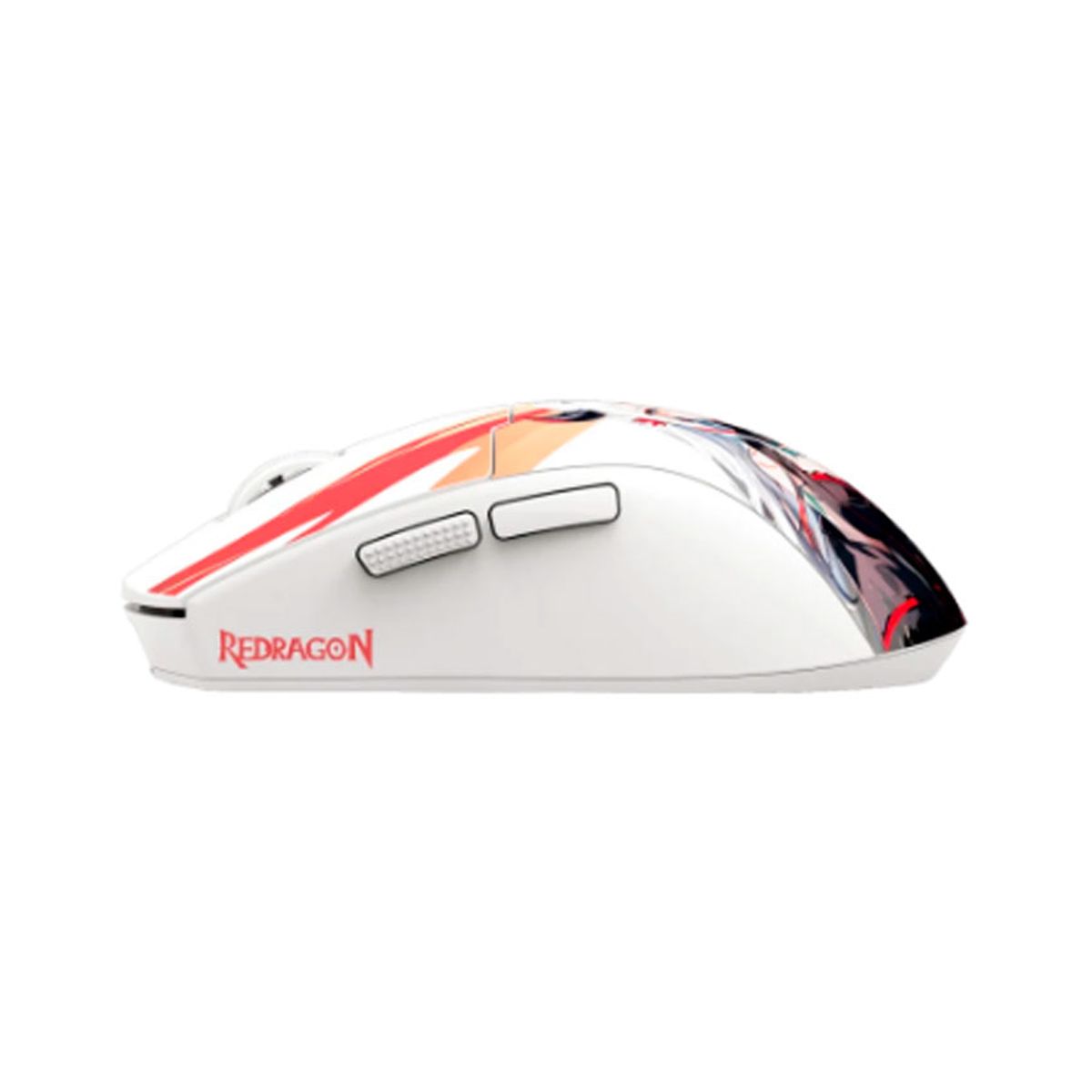 REDRAGON - Mouse Redragon K1NG MAX Wireless Blanco Anime 26000 DPI 5 Botones