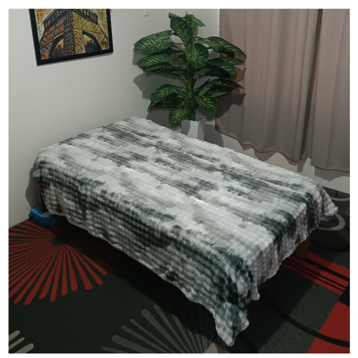 CUTE - MANTAS PIEL DE DURAZNO CON DISEÑO BURBUJA