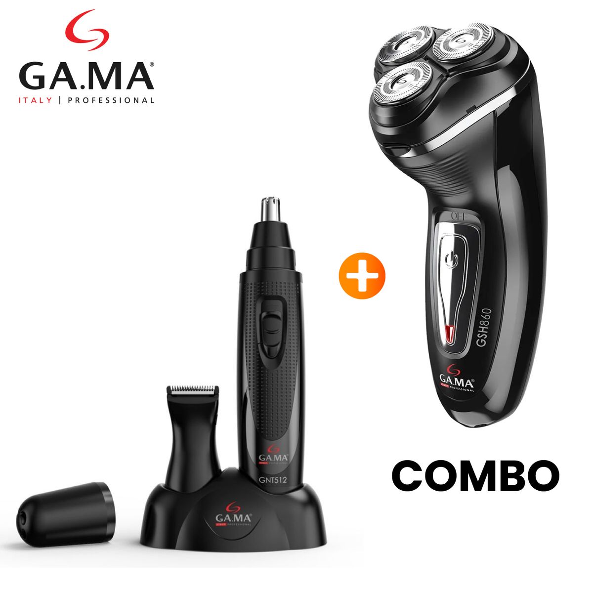 GAMA - Afeitadora Gama GSH Master + Trimer para Rostro Gama 458