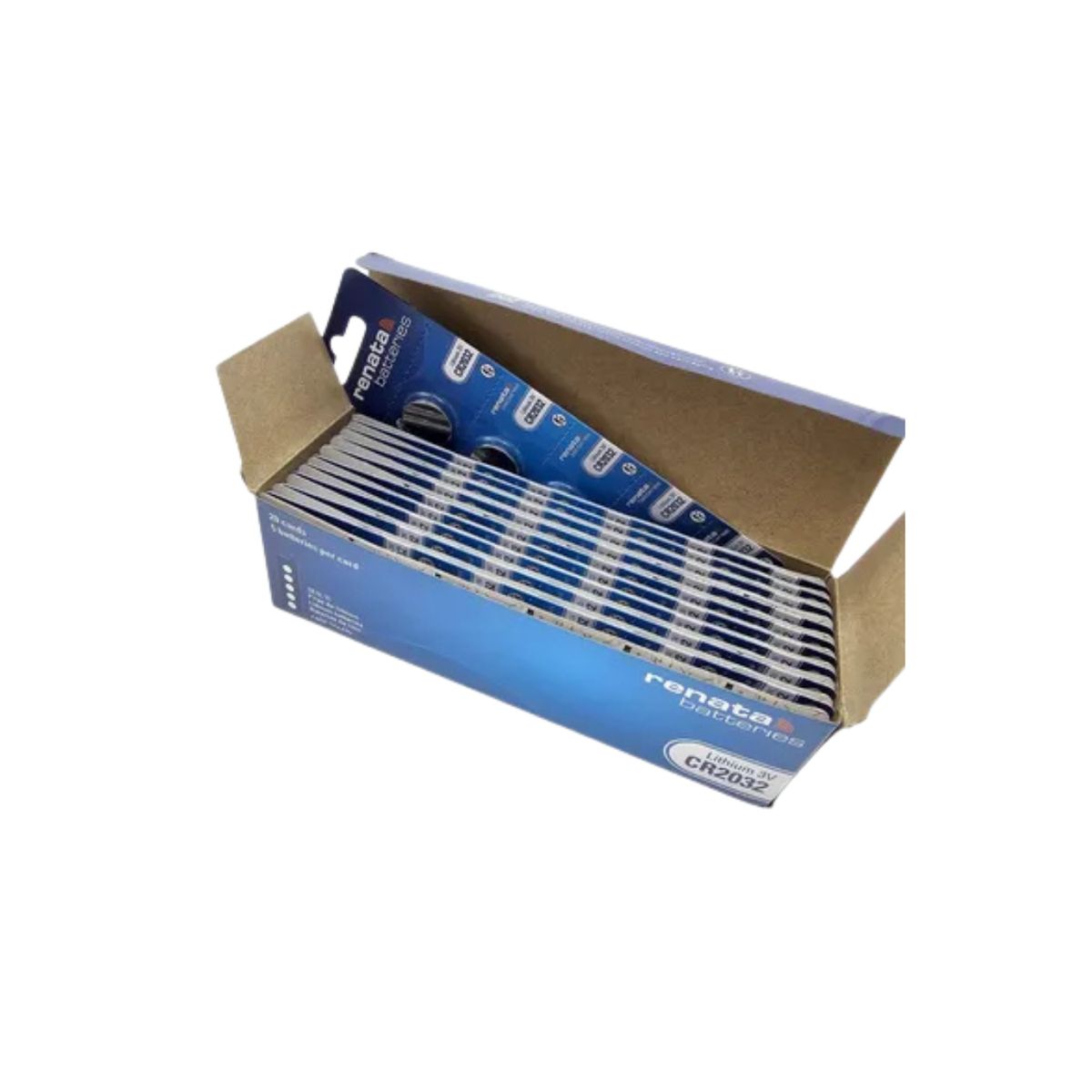 RENATA - CAJA DE PILAS RENATA CR2032 DE 100 UNIDADES
